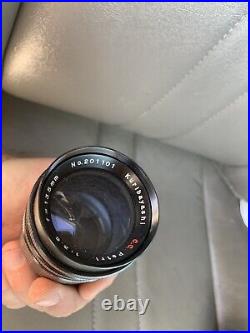 Kuribayashi Camera Lens C. C. Petri 13.5 F135mm Lens With Case! Vtg Rare