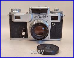 Kyiv-4A + Jupiter-8M f2/50mm Lens Vintage Russian 35mm Camera Zeiss Contax Copy