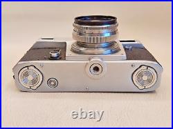 Kyiv-4A + Jupiter-8M f2/50mm Lens Vintage Russian 35mm Camera Zeiss Contax Copy