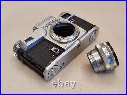 Kyiv-4A + Jupiter-8M f2/50mm Lens Vintage Russian 35mm Camera Zeiss Contax Copy