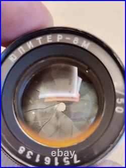 Kyiv-4A + Jupiter-8M f2/50mm Lens Vintage Russian 35mm Camera Zeiss Contax Copy