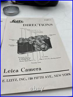 LEICA 35mm DRP Ernst Leitz Wetzlar Camera & Lens f=5cm 12/Bundle/Nr 570000