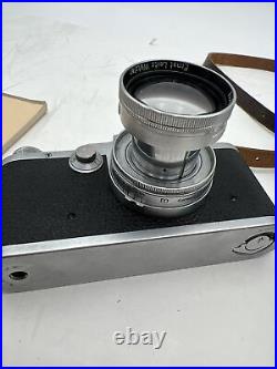 LEICA 35mm DRP Ernst Leitz Wetzlar Camera & Lens f=5cm 12/Bundle/Nr 570000