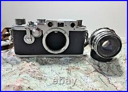 LEICA III F Serviced last year. Good condition, has Lens, Film-Tested