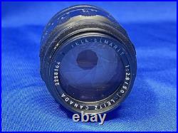 LEICA LEITZ Tele-Elmarit 90mm F/2.8 Camera Lens with Caps CANADA Vintage RARE