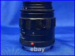 LEICA LEITZ Tele-Elmarit 90mm F/2.8 Camera Lens with Caps CANADA Vintage RARE