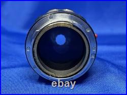 LEICA LEITZ Tele-Elmarit 90mm F/2.8 Camera Lens with Caps CANADA Vintage RARE