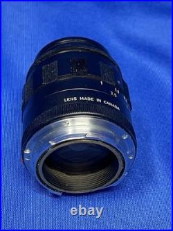 LEICA LEITZ Tele-Elmarit 90mm F/2.8 Camera Lens with Caps CANADA Vintage RARE