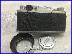 Leica D. R. P. Ernst Leitz Wetzlar With Leather Case And Lens Hood - #555670