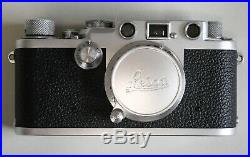 Leica IIIF Red Dial Camera with Leitz/Elmar 50mm f3.5 lens. Just Overhauled