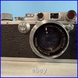 Leica IIIc + 50mm f/2 Summitar Lens? Vintage 35mm Camera FREE Shipping Leica IIIc + 50mm f/2 Summitar Lens? Vintage 35mm Camera FREE Shipping