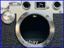 Leica IIIf 35mm Film Camera with Summitar 50mm f/2 lens Very Good Condition