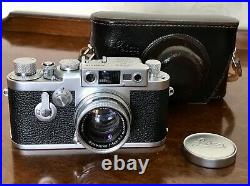 Leica IIIg 35mm Vintage Film Camera Outfit With 50mm f2 Summicron Lens & ER Case