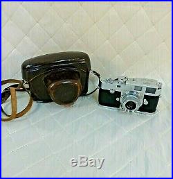 Leica M2 35mm Camera w Summaron f=3.5 Lens + Case CLA'd Work Leitz Germany VTG