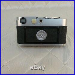 Leica M2 35mm Camera w Summaron f=3.5 Lens + Case CLA'd Work Leitz Germany VTG