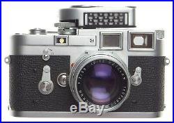 Leica M3 rangefinder camera outfit with DR Summicron 2/50mm f=50mm lens cap case