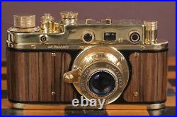 Leica camera rangefinder Lens Elmar f3.5/50mm D. R. P Film Vintage (Fed Copy)