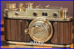 Leica camera rangefinder Lens Elmar f3.5/50mm D. R. P Film Vintage (Fed Copy)