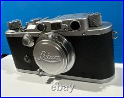 Leitz Leica III a, vintage 35mm rangefinder camera, lens Elmar 3,5/50mm 1936