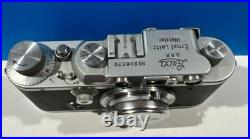 Leitz Leica III a, vintage 35mm rangefinder camera, lens Elmar 3,5/50mm 1936