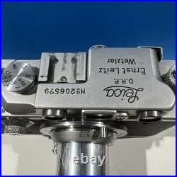 Leitz Leica III a, vintage 35mm rangefinder camera, lens Elmar 3,5/50mm 1936