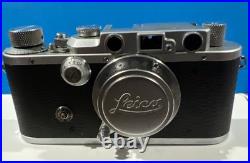 Leitz Leica III a, vintage 35mm rangefinder camera, lens Elmar 3,5/50mm 1936