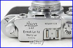 Leitz Leica III c DRP, vintage 35mm rangefinder camera, lens Elmar 3,5/50mm
