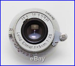 Leitz Leica IIIf, vintage 35mm camera + 3x lens Elmar 35 50 90 mm + viewfinder