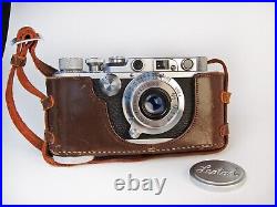 Leotax D lV Rangefinder Camera with Simlar 50mm f3.5 Collapsible LTM Lens