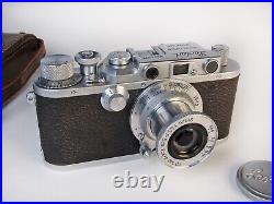 Leotax D lV Rangefinder Camera with Simlar 50mm f3.5 Collapsible LTM Lens