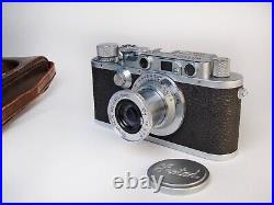 Leotax D lV Rangefinder Camera with Simlar 50mm f3.5 Collapsible LTM Lens