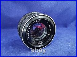 Lomo. MC VOLNA 50mm f 1.8. K mount lens from ALMAZ soviet vintage camera