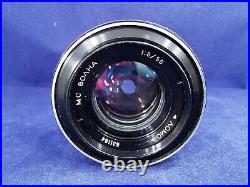 Lomo. MC VOLNA 50mm f 1.8. K mount lens from ALMAZ soviet vintage camera