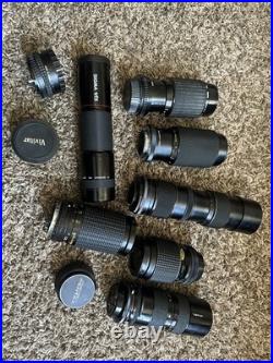 Lot 10 Vintage Lens Camera Mix (untested) Lot 10 Vintage Lens Camera Mix (untested)