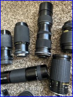 Lot 10 Vintage Lens Camera Mix (untested) Lot 10 Vintage Lens Camera Mix (untested)