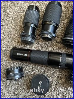 Lot 10 Vintage Lens Camera Mix (untested) Lot 10 Vintage Lens Camera Mix (untested)