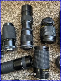 Lot 10 Vintage Lens Camera Mix (untested) Lot 10 Vintage Lens Camera Mix (untested)