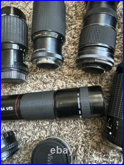 Lot 10 Vintage Lens Camera Mix (untested)