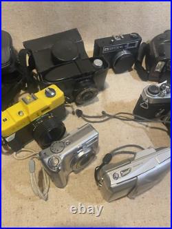 Lot Of 15 Vintage 35mm And Others Film Cameras Untested With Extra Lens