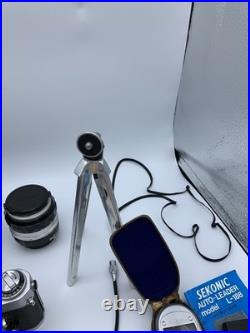 Lot Of Vintage Camera And Lenses Photography nikkormat el nikkor lens Kodak film