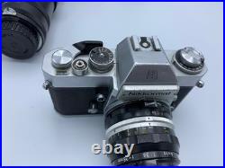 Lot Of Vintage Camera And Lenses Photography nikkormat el nikkor lens Kodak film