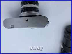 Lot Of Vintage Camera And Lenses Photography nikkormat el nikkor lens Kodak film