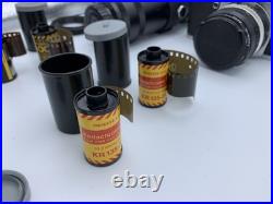 Lot Of Vintage Camera And Lenses Photography nikkormat el nikkor lens Kodak film Lot Of Vintage Camera And Lenses Photography nikkormat el nikkor lens Kodak film