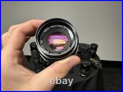 Lot Of Vintage Camera Lenses (Pentax K, Olympus OM, M42) With Caps And Cases