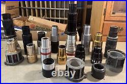 Lot Of Vintage Camera Projector Lenses Wollensak Sankor Kollmorgen Bausch Lomb