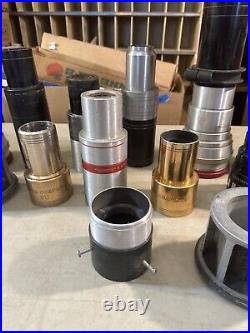 Lot Of Vintage Camera Projector Lenses Wollensak Sankor Kollmorgen Bausch Lomb