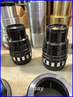 Lot Of Vintage Camera Projector Lenses Wollensak Sankor Kollmorgen Bausch Lomb