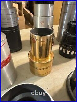 Lot Of Vintage Camera Projector Lenses Wollensak Sankor Kollmorgen Bausch Lomb