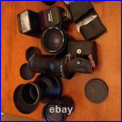 Lot Of Vintage Nikon Camera Lenses and Accessories