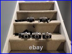 Lot of 5 Minolta CAMERAS SRTSC SR1 SRT SUPER SRT 101 SRT 101, 2 MINOLTA LENSES